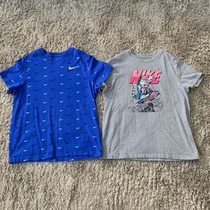 2 pieces Boys Nike shirts (Large Plus)